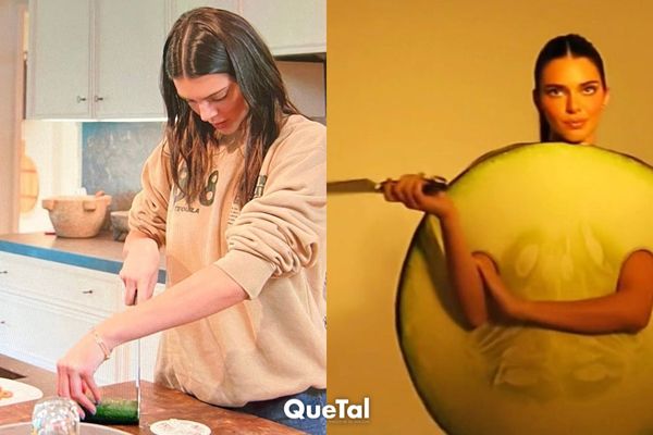 Kendall Jenner se burla de ella misma disfrazándose de pepino